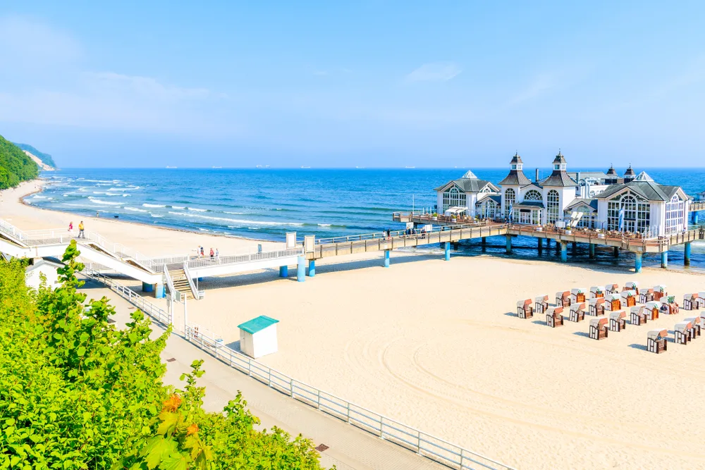 Famous white sand beach in Rugen, a top pick for the best places to visit in Germany