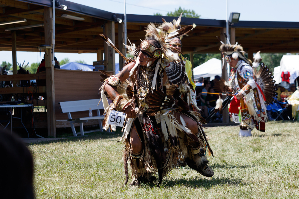 Native Americans dancing in Sisseton, one of the best places to visit in South Dakota
