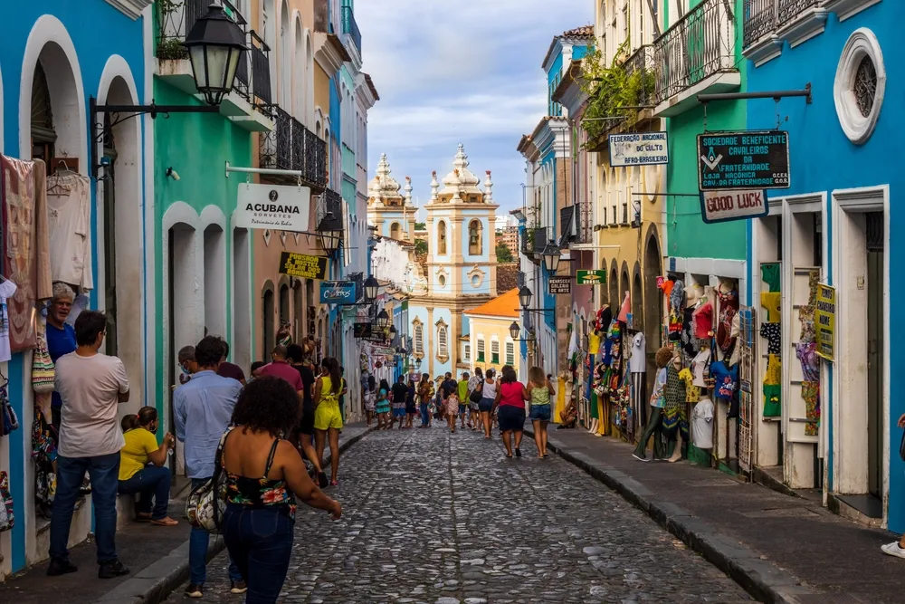 Amazing view of Salvador, one of the beset places to visit while on a trip to Brazil