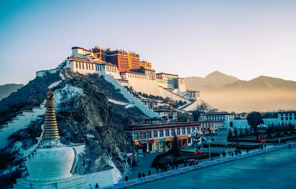 Giant Potala Palace in Lhasa, Tubet, one of the best places to visit in Asia