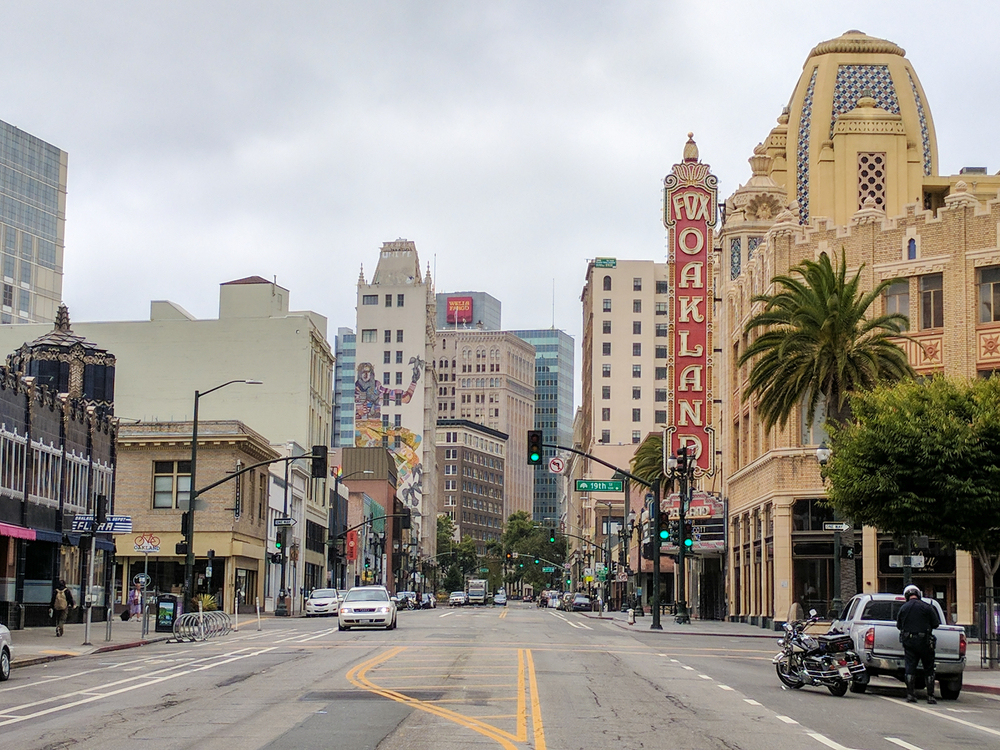Image of downtown Oakland pictured for a piece on the best places to visit in the Bay Area