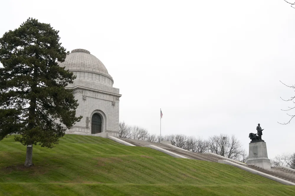 McKinley Monument in Canton, Ohio, one of the state's best places to visit
