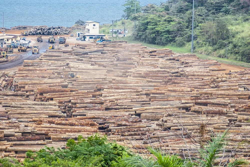 Timber port of Owendo pictured for a piece on whether Gabon is Safe to Visit