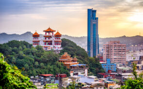 Skyscrapers and historic temples line the city skyline in Keelung as a featured image for a piece titled Is Taiwan Safe to Visit