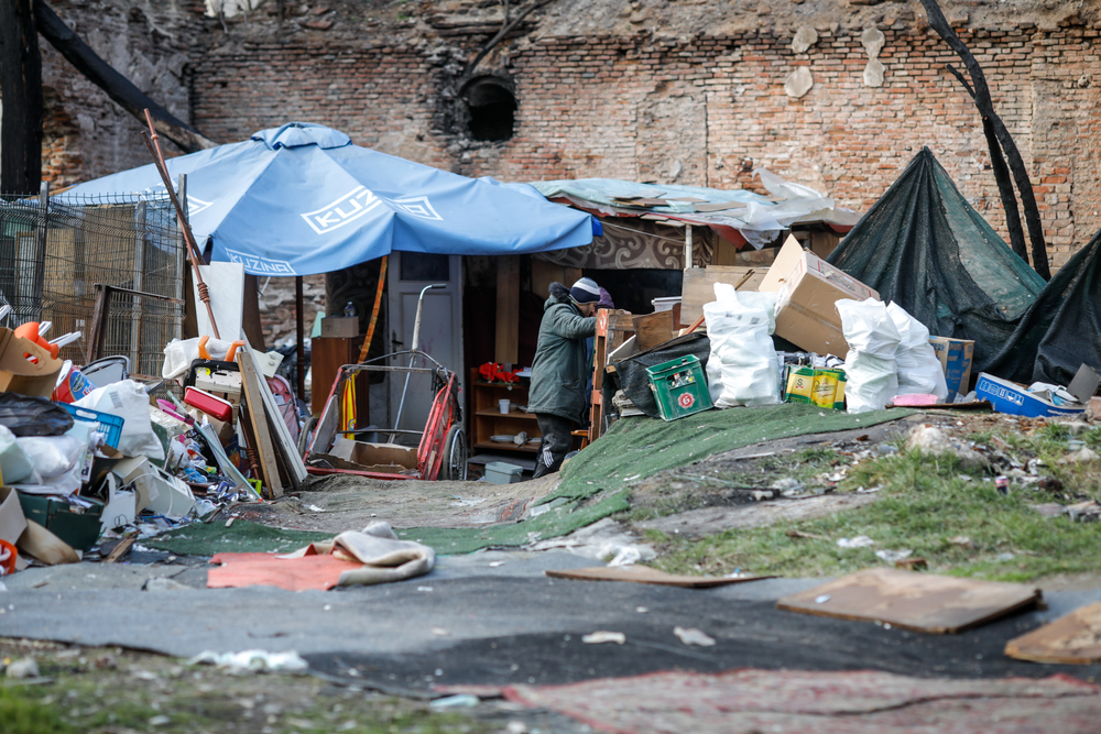 Bucharest slum to help answer the question is Romania safe to visit, with this photo highlighting the area to avoid