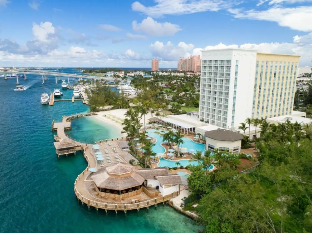 Image of the Warwick Paradise Island Bahamas resort, one of the best adults-only all-inclusive resorts in the Caribbean