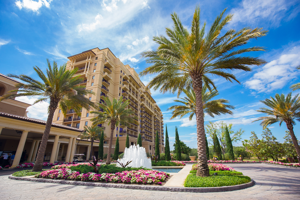 Photo of the Four Seasons resort in Disney World to illustrate the some of the resorts can get crazy expensive