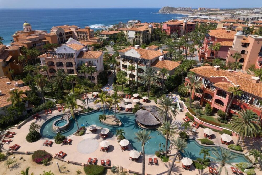 Aerial view of the Hacienda Del Mar, one of the best all-inclusive resorts in Mexico for Families