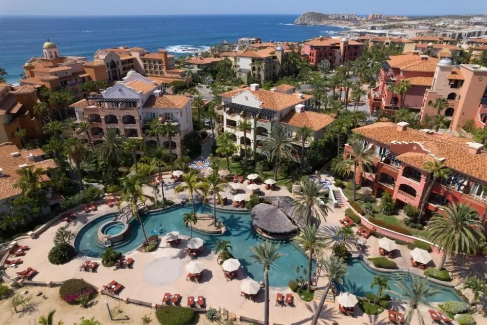 Aerial view of the Hacienda Del Mar, one of the best all-inclusive resorts in Mexico for Families