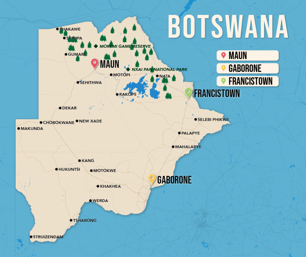 Where To Stay In Botswana In 2024 Best Areas Hotels   Best Parts Of Botswana 1024x861 