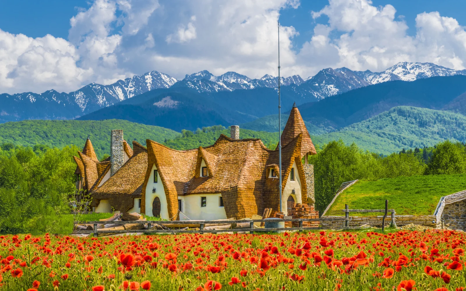 Clay Castle of the Valley of Fairies in Romania, ranked on a list of the cheapest places to travel in Europe