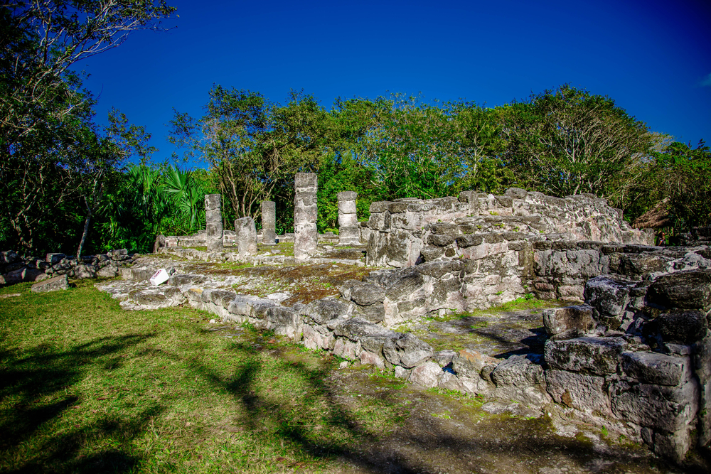 Ruins of San Gervasio, one of the best places to stay in Cozumel, pictured for a guide titled Where to Stay in Cozumel