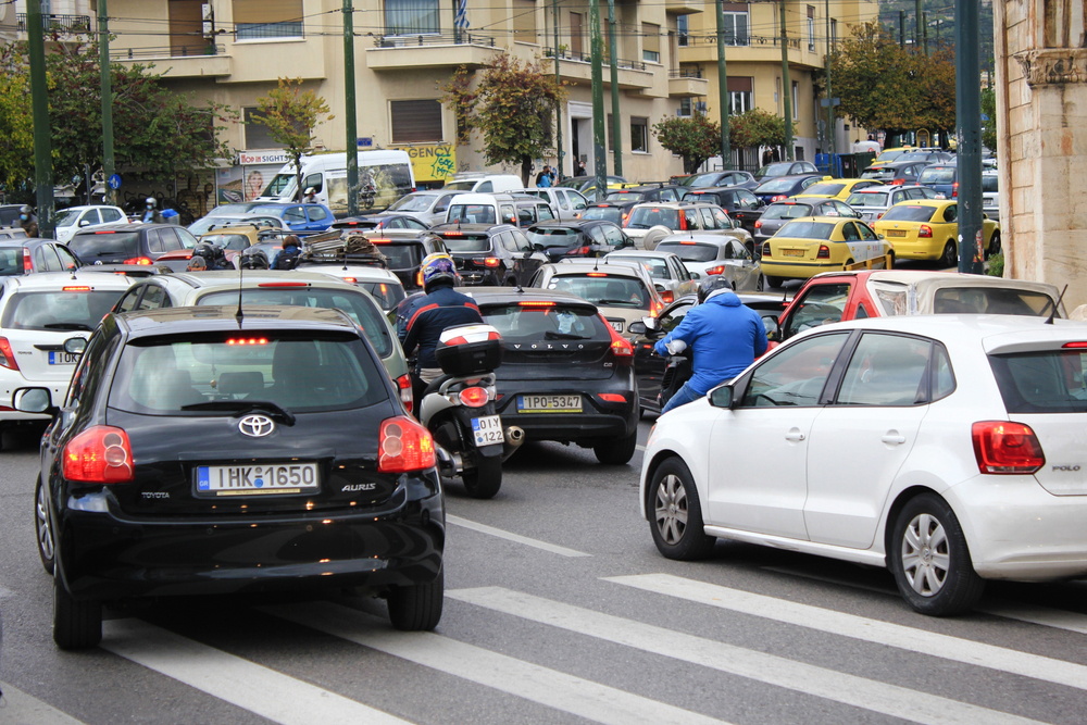Heavy traffic in Athens for a guide to whether it's safe to visit