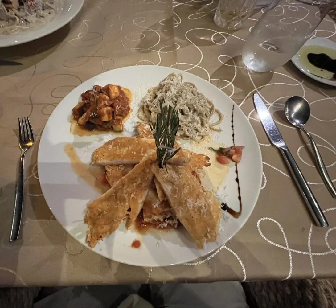 My Italian food at Tramanto, an Italian-American eatery at Vidanta Riviera Maya
