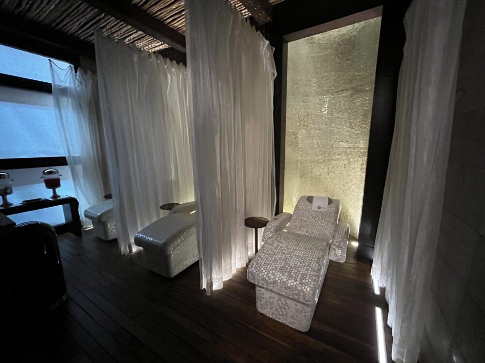 Warm chairs at Vidanta Riviera Maya's spa