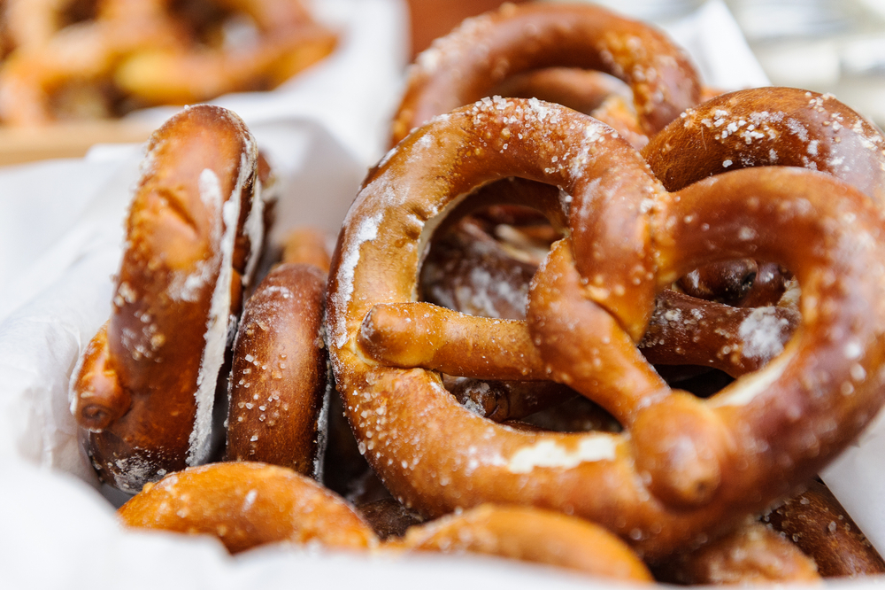 Delicious pretzels sprinkled with sugar, an image to represent the largest pretzel ever-made in El Salvador, one of facts about El Salvador in our list.