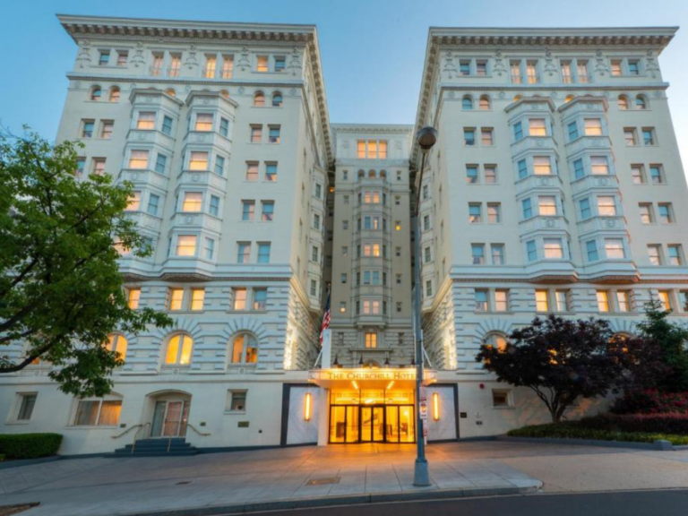 Budget pick for where to stay in Washington DC on Dupont Circle, the Churchill