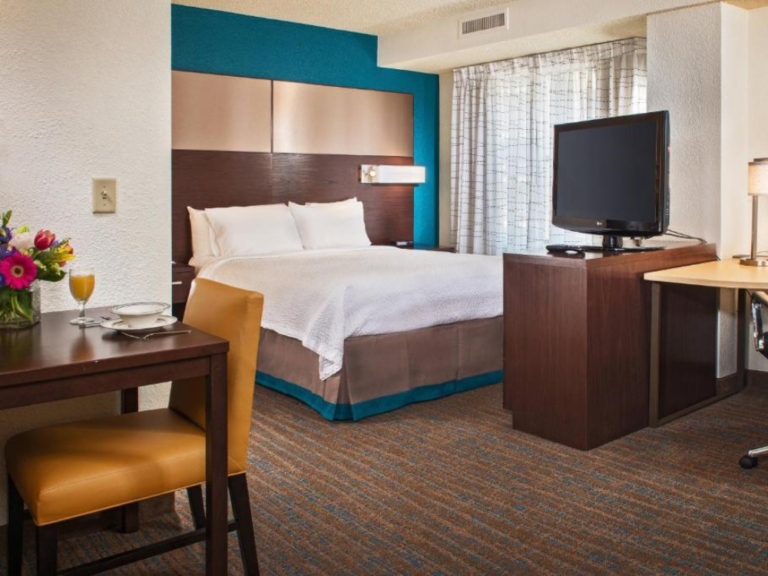 Interior room at one of our top picks for where to stay in Washington DC, the Residence Inn on Dupont Circle