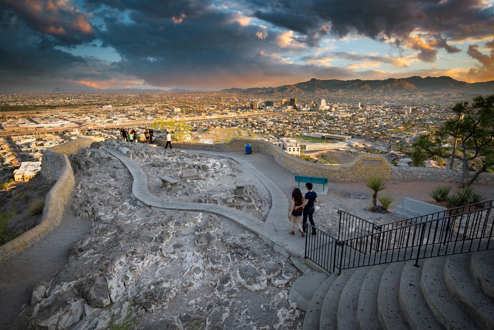 Gorgeous aerial overlook of El Paso pictured for a guide titled Is El Paso Safe to Visit