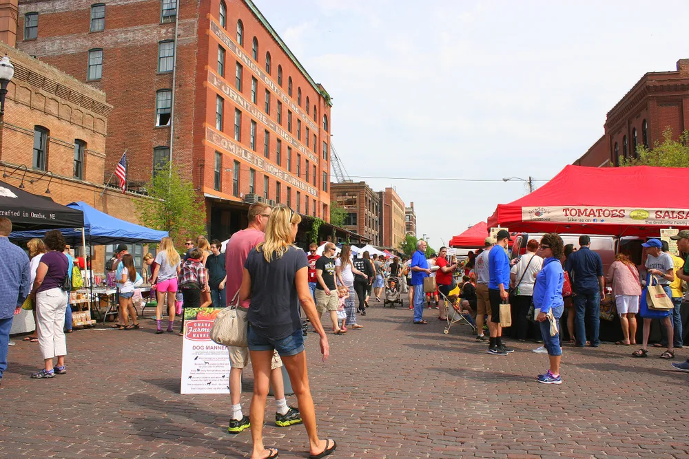 Farmers market in Omaha, NE