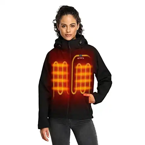 ORORO Women's Slim Fit Heated Jacket