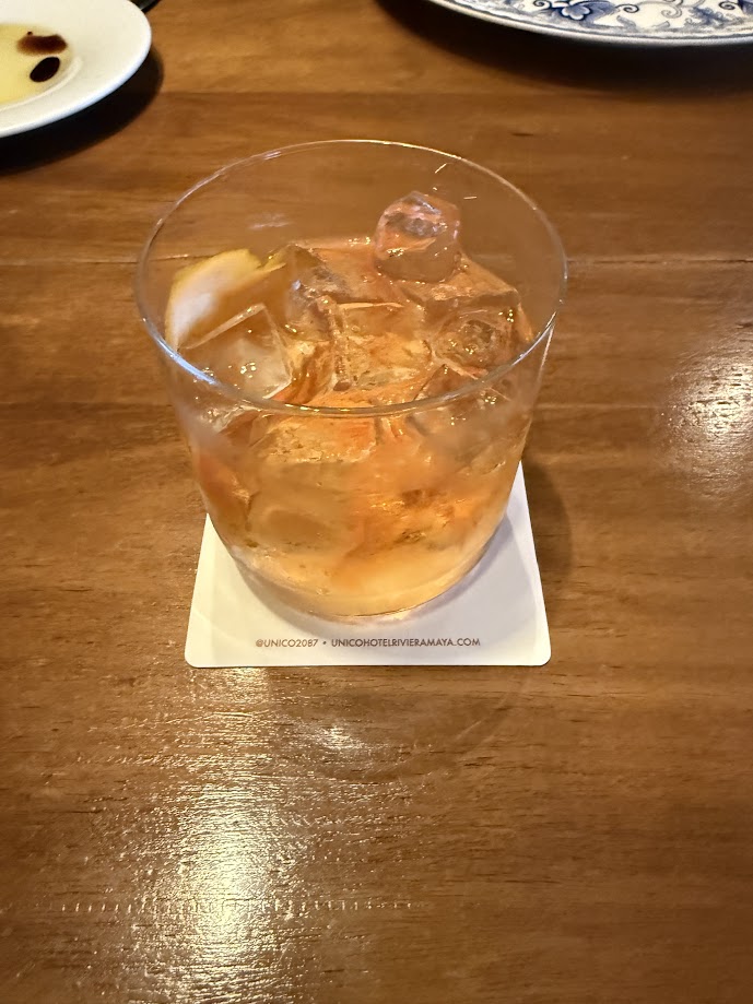 Old fashioned on a table
