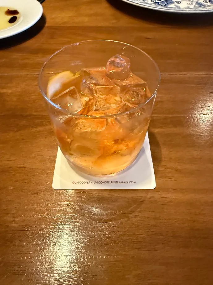 Old fashioned on a table