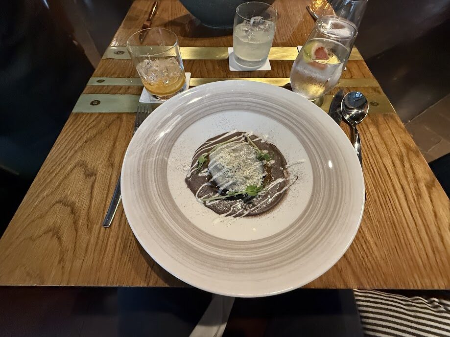 Beef dish on third course