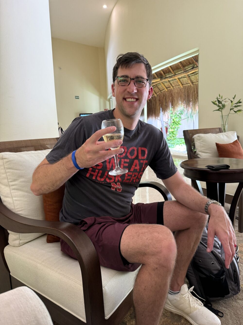 Champagne at the Grand Velas Riviera Maya as part of a review