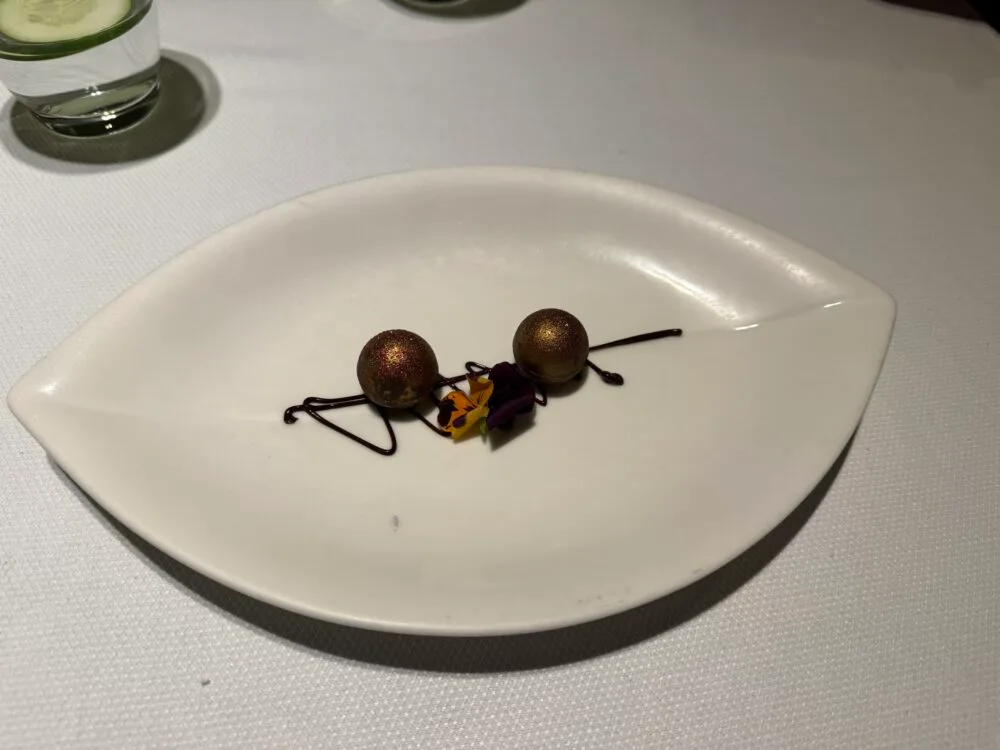 Nice little touch for dessert